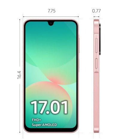 Samsung Galaxy A26 5G (Awesome Peach)