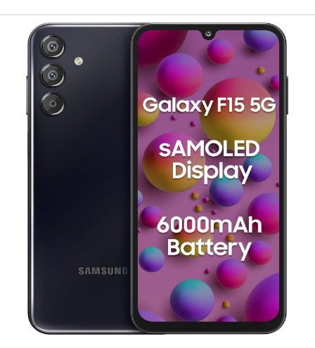 Samsung Galaxy F15 5G (Ash Black, 128 GB STORAGE) (6 GB RAM)
