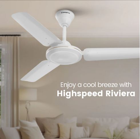 Crompton High Speed Riviera 900 MM 3 Blade Star Rated Ceiling Fan