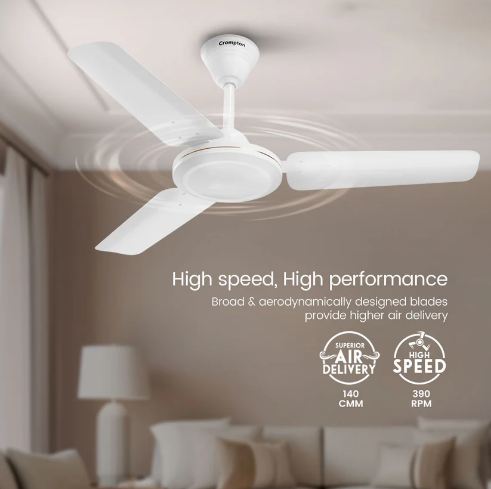 Crompton High Speed Riviera 900 MM 3 Blade Star Rated Ceiling Fan