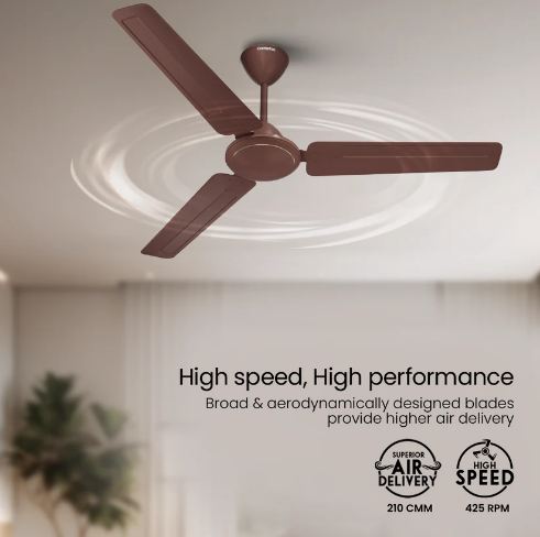 Crompton High Speed Dasher (Brown Color) 1200 MM 3 Blade Ceiling Fan