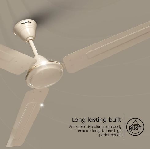Crompton Surebreeze Sea Breeze 1200 MM 3 Blade Star Rated Ceiling Fan