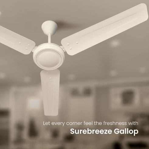 Crompton Surebreeze Gallop 1200 MM 3 Blade Ceiling Fan