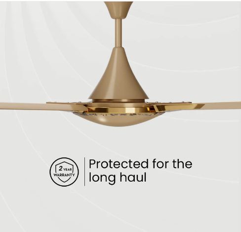Crompton Premion Aura 2 Designer 2D (Briken Gold) 1200 MM 3 Blade 1 Star Ceiling Fan
