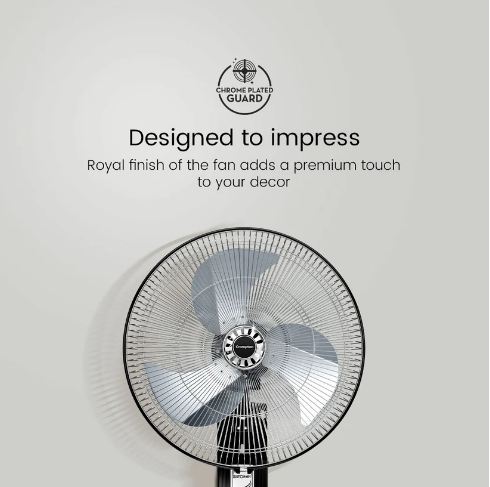 Crompton Storm 2 WM INH (Black) 450 MM 3 Blade Wall Mounted Fan