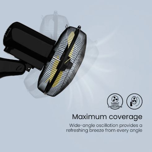 Crompton High speed Torpedo 400 MM 3 Blade Wall Mounted Fan