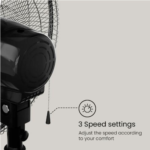 Crompton Storm PF INH 400 MM 3 Blade Pedestal Fan
