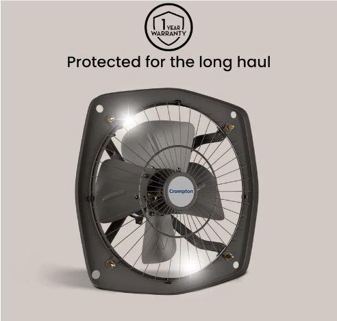Crompton Transair (Grey) 150 MM 4 Blade Exhaust Fan