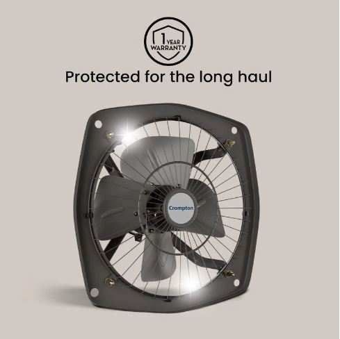Crompton Transair (Grey) 300 MM 4 Blade Exhaust Fan