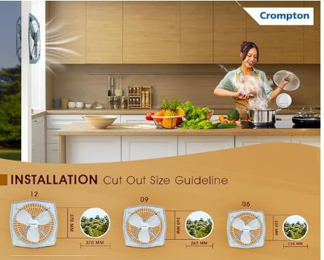 Crompton Drift air (Silver) 150 MM 3 Blade Exhaust Fan