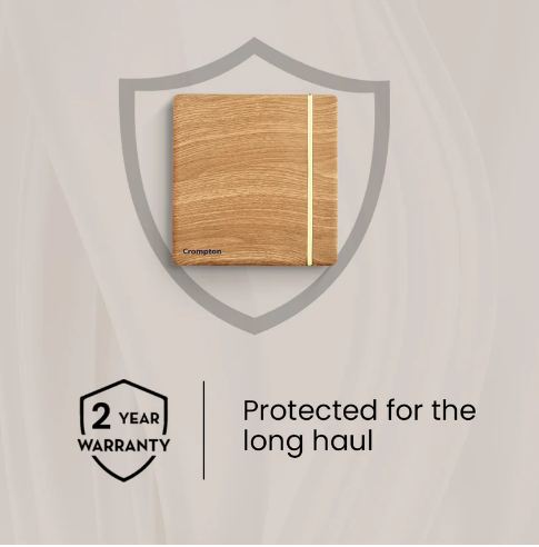 Crompton New Mount Air (Wooden Color) 150 MM 5 Blade Exhaust Fan