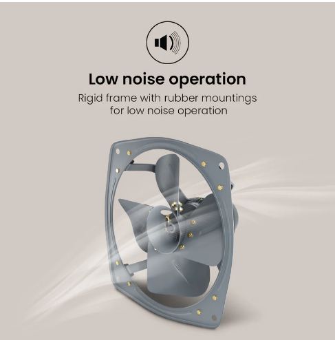 Crompton Heavy Duty (Grey) 380 MM 4 Blade Exhaust Fan