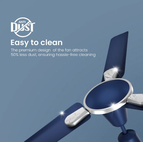 Crompton Energion Stylus Smart (Majolica Blue) BLDC 1200 MM 3 Blade Ceiling Fan