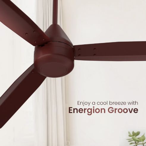 Crompton Energion Groove Remote BLDC 1200 MM 3 Blade Ceiling Fan