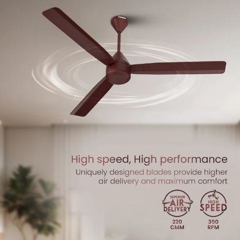 Crompton Energion Groove Remote BLDC 1200 MM 3 Blade Ceiling Fan