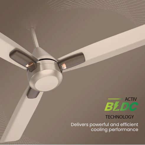 Crompton Energion Groove Plus BLDC 1200 MM 3 Blade Ceiling Fan