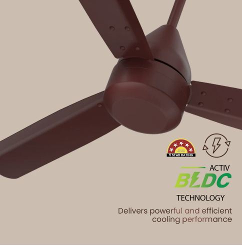 Crompton Energion Groove Regmote BLDC 1200 MM 3 Blade Ceiling Fan