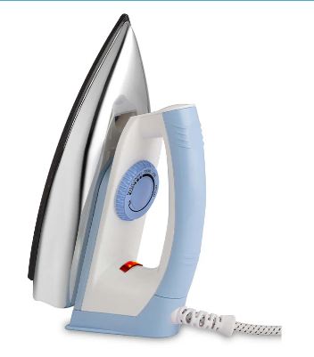 BAJAJ New popular 1000 W Dry Iron (White and Lavender color)