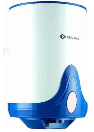 BAJAJ Soleiza Enamel Coated Steel Tank 2KW Storage Water Heater (White & Sky Blue)