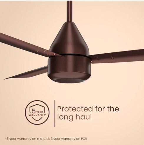 Crompton Energion Groove Regmote Anti Dust BLDC 1200 MM 3 Blade Ceiling Fan